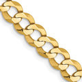 14k 5.9mm Lightweight Flat Cuban Chain
