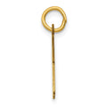 14k Small Elongated Number 68 Charm