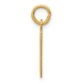 14k Small Elongated Number 80 Charm