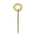 14k Small Elongated Number 97 Charm