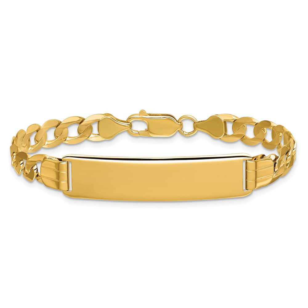 14k Curb Link ID Bracelet