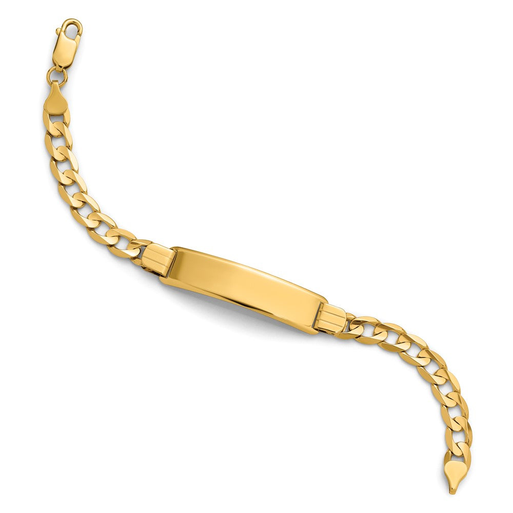 14k Curb Link ID Bracelet