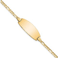14ky Oval Figaro ID Bracelet
