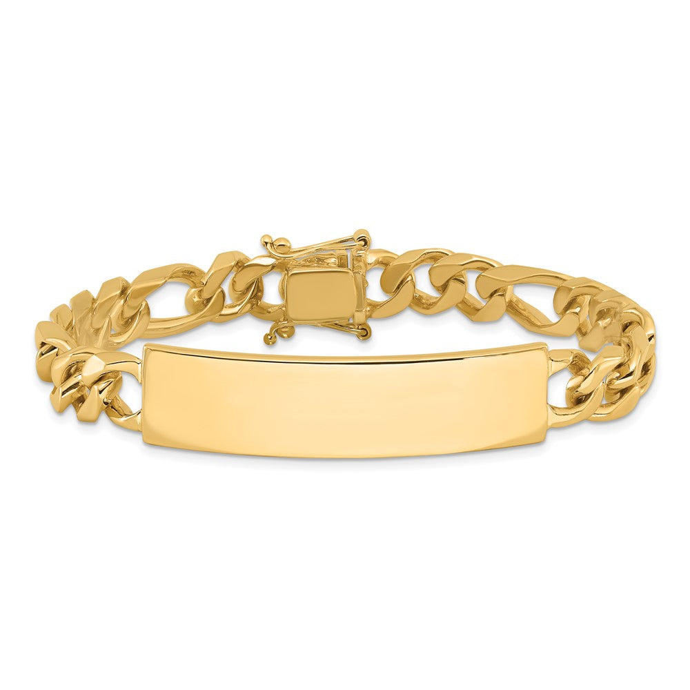 14k Figaro ID Bracelet