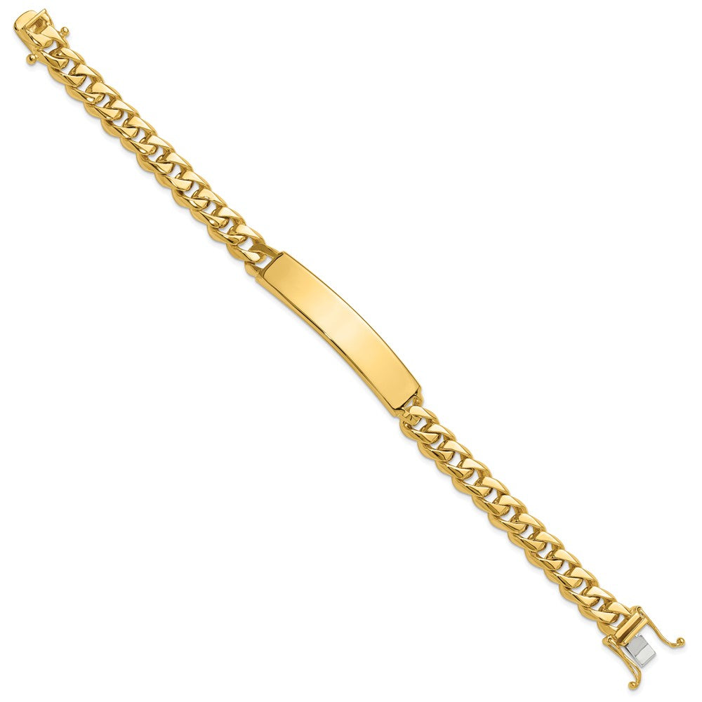 14k Hand-polished Curb Link ID Bracelet