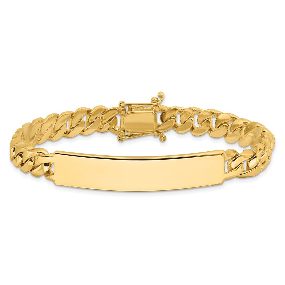 14k Hand-polished Curb Link ID Bracelet