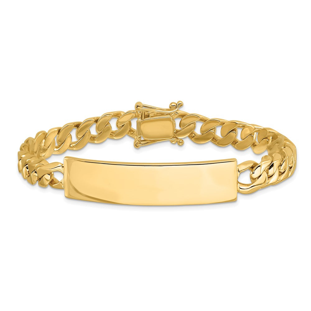 14k Hand-polished Curb Link ID Bracelet