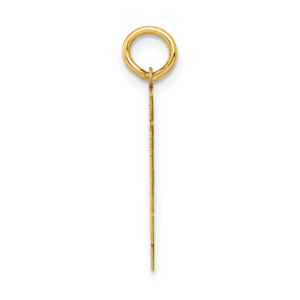 14k Medium Polished Number 84 Charm