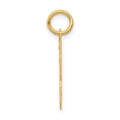 14k Small Polished Number 33 Charm