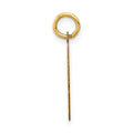 14k Small Polished Number 58 Charm