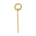 14k Small Polished Number 60 Charm