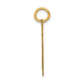 14k Medium Satin Number 70 Charm