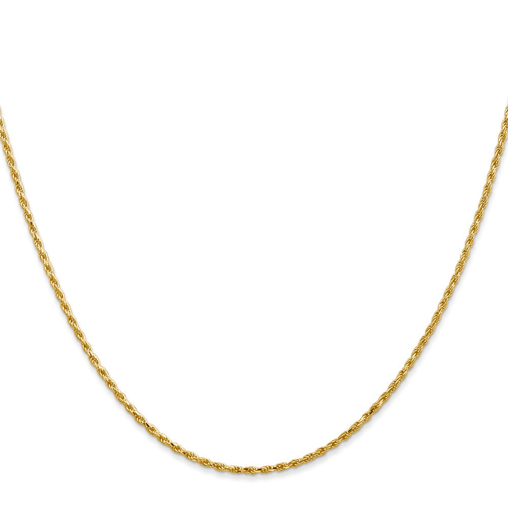 14k 1.3mm Solid D/C Machine-Made Chain