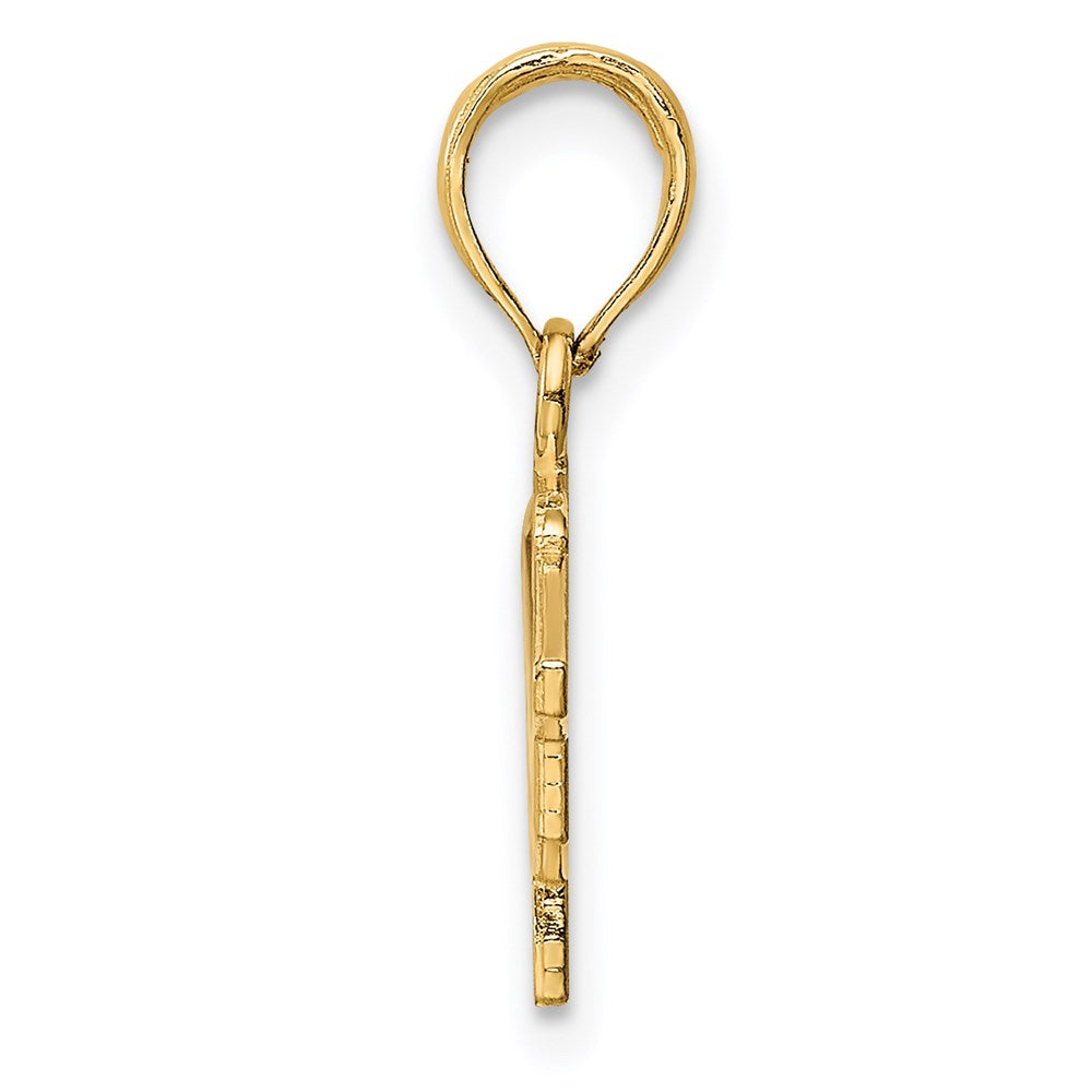 14k Graduation Cap Charm
