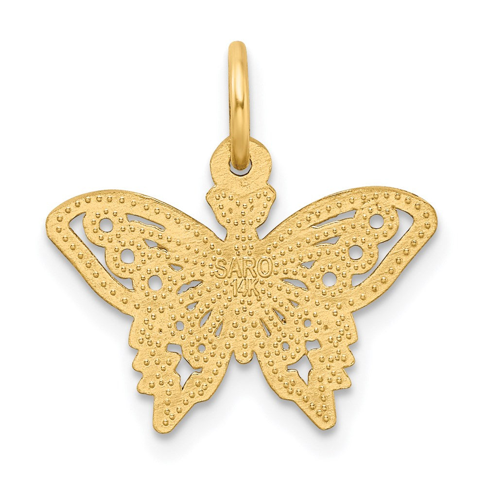 14k Butterfly Charm