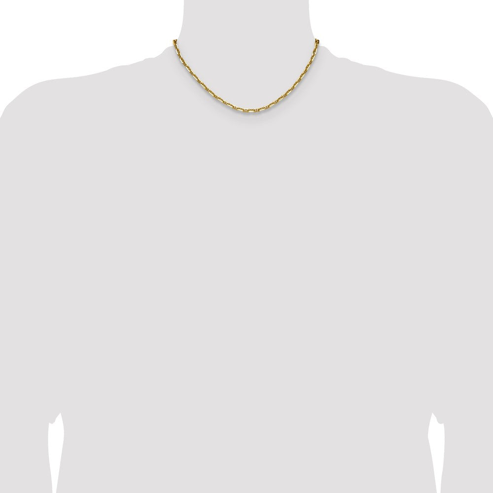 14k 3.5mm D/C Mariner Anchor Chain