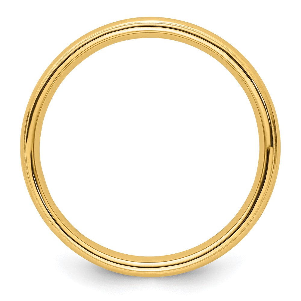 14KY 4mm Milgrain Comfort Fit Band