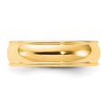 14KY 6mm Milgrain Comfort Fit Band