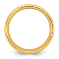 14KY 6.5mm Milgrain Comfort Fit Band