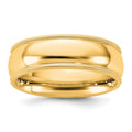 10KY 6.5mm Milgrain Comfort Fit Band