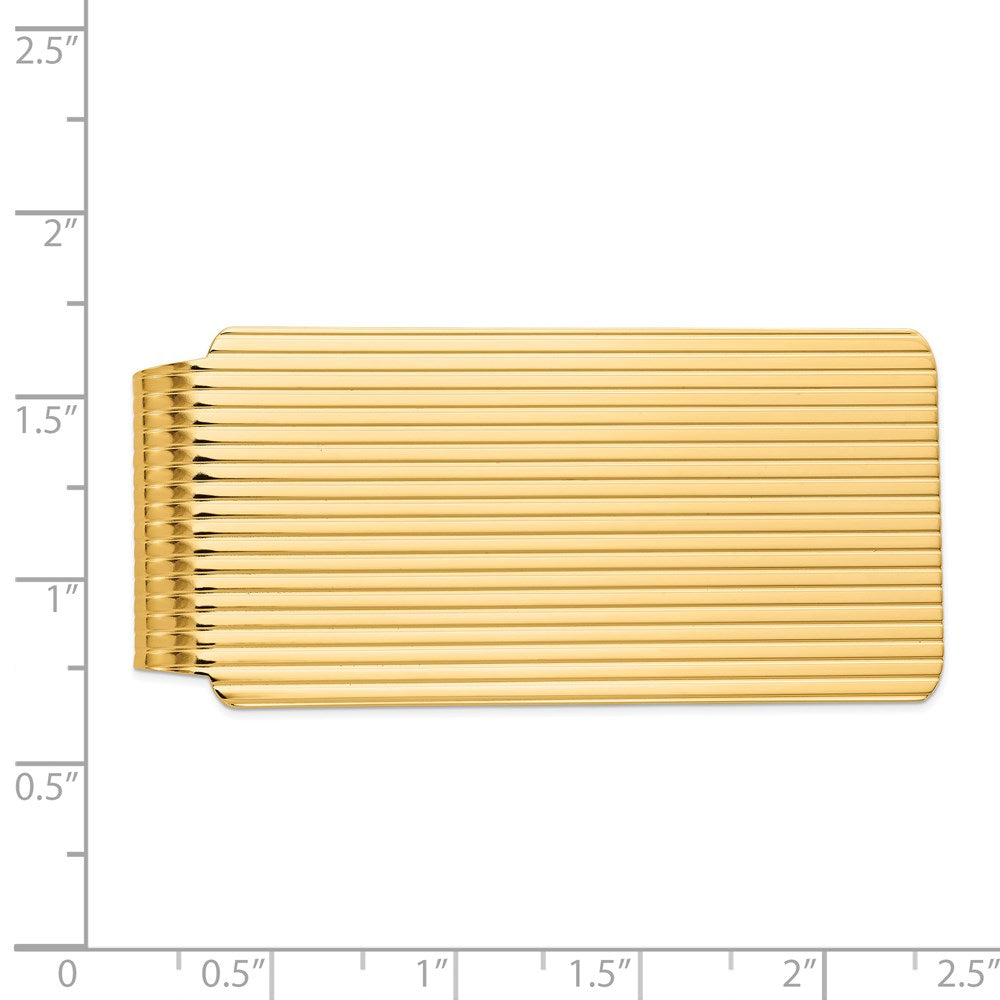 14k Men's Textured Money Clip