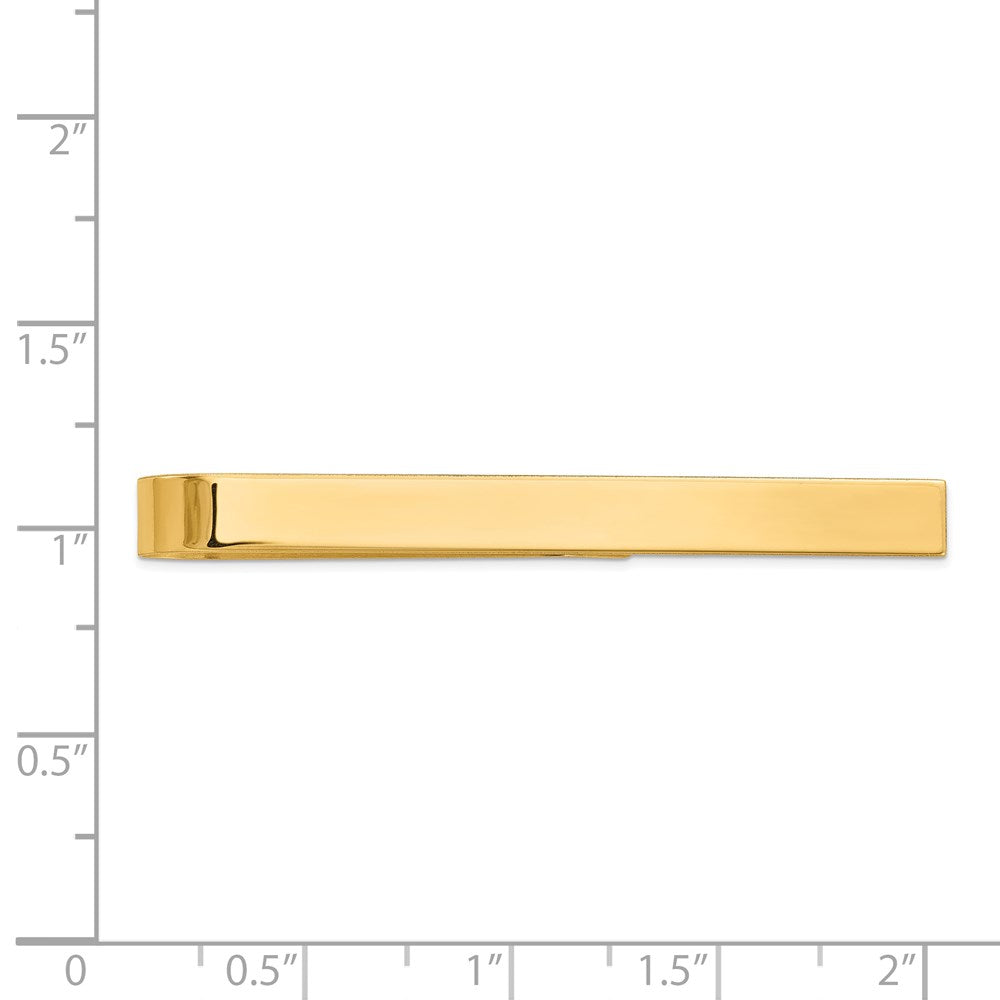 14k Men's Polished Tie Bar