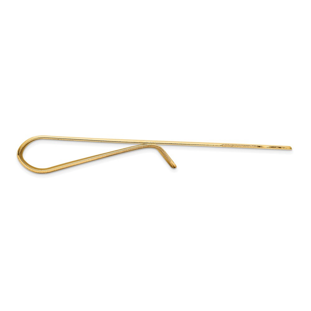 14k Men's Polished Tie Bar