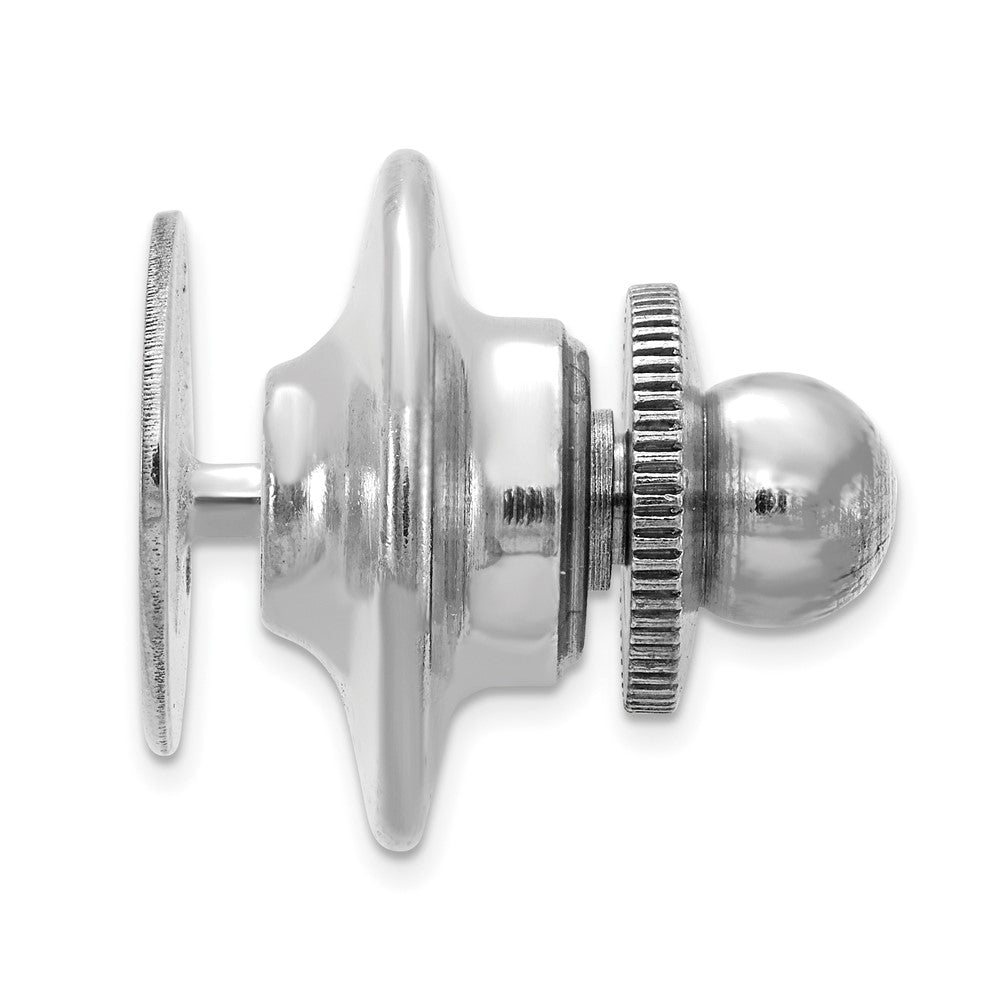 14kw Men's Oval High Polished Tie Tac
