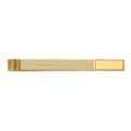 10k Men's Grooved Engravable Tie Bar