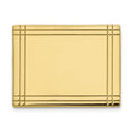 14k Men's Rectangular w/Line Design Tie Tac