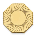 14k Men's Grooved Design Tie Tac