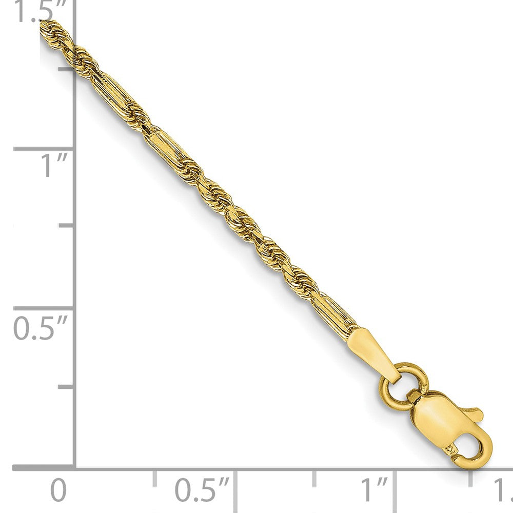 14k 1.8mm D/C Milano Rope Chain