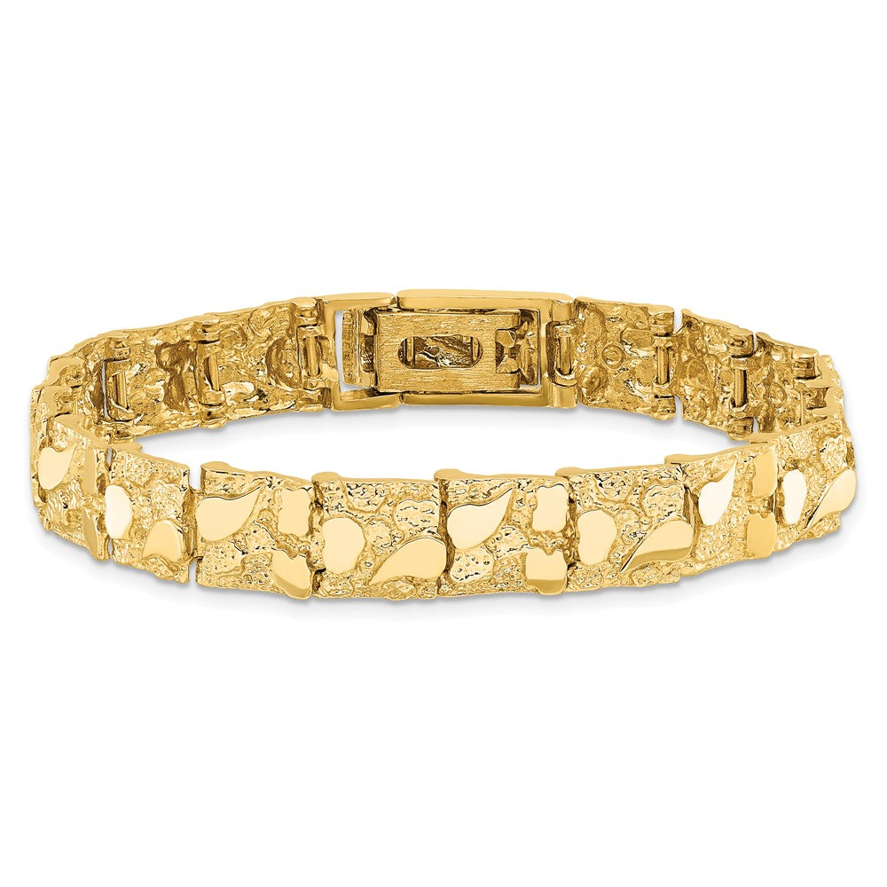 14k 9.5mm Nugget Bracelet