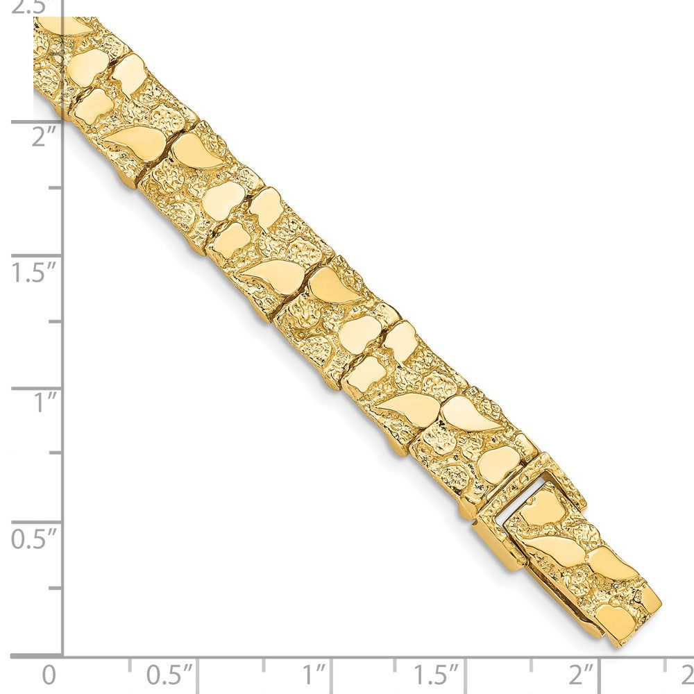 14k 9.5mm Nugget Bracelet