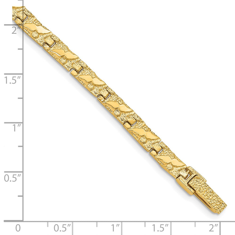14k 5.5mm Nugget Bracelet