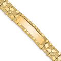 14k 12.0mm Nugget ID Bracelet