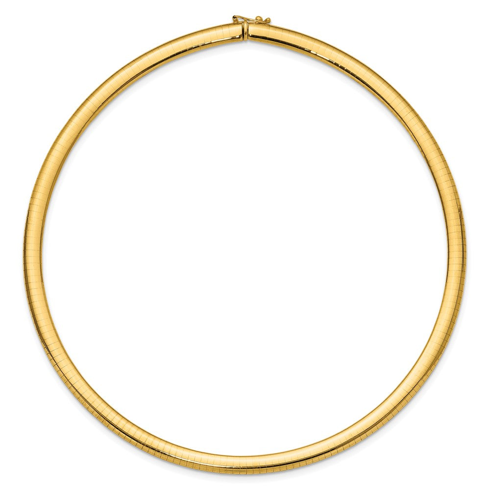 14k 6mm Lightweight Omega Necklace
