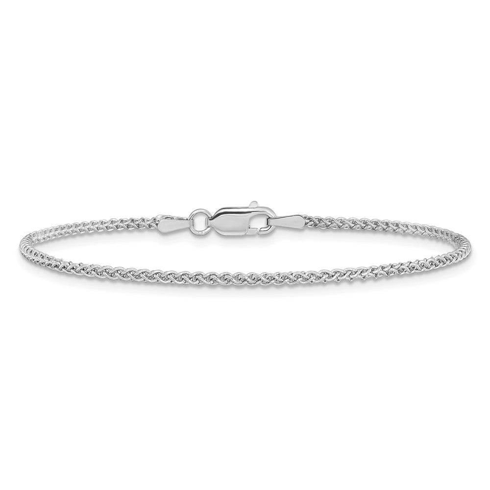 14k White Gold 1.7mm Spiga Chain
