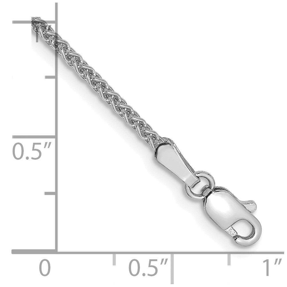 14k White Gold 1.7mm Spiga Chain