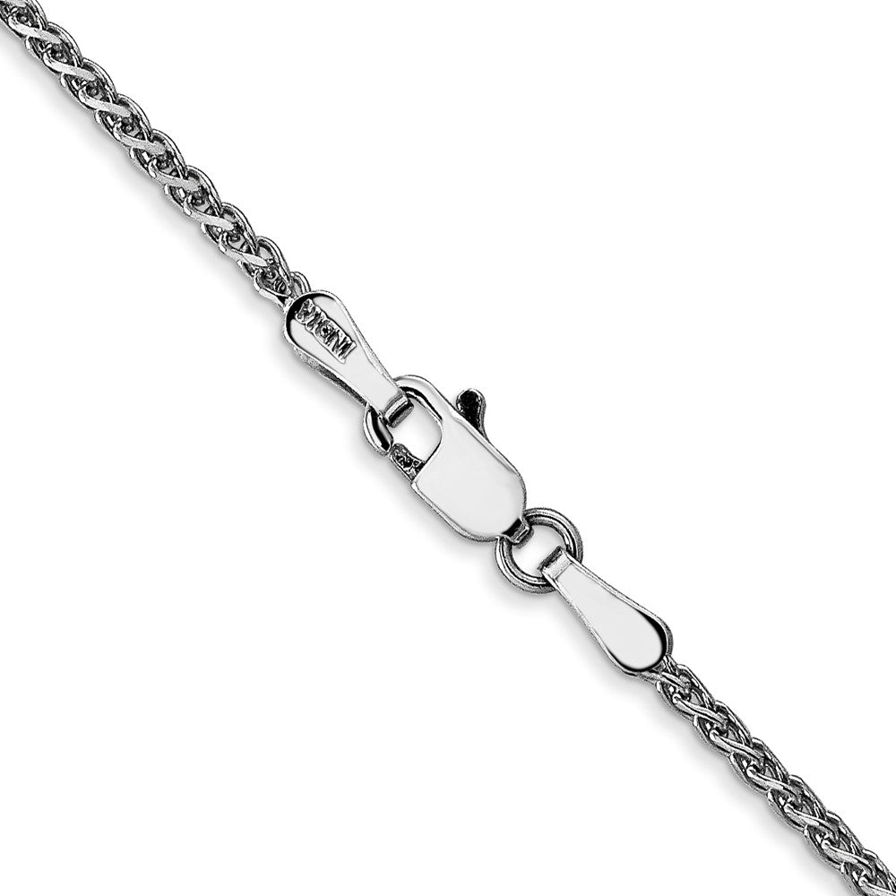 14k White Gold 1.7mm D/C Spiga Chain