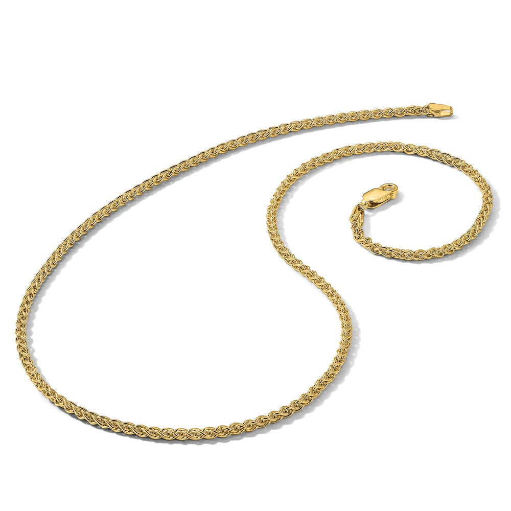 14k 2.1mm Spiga Chain