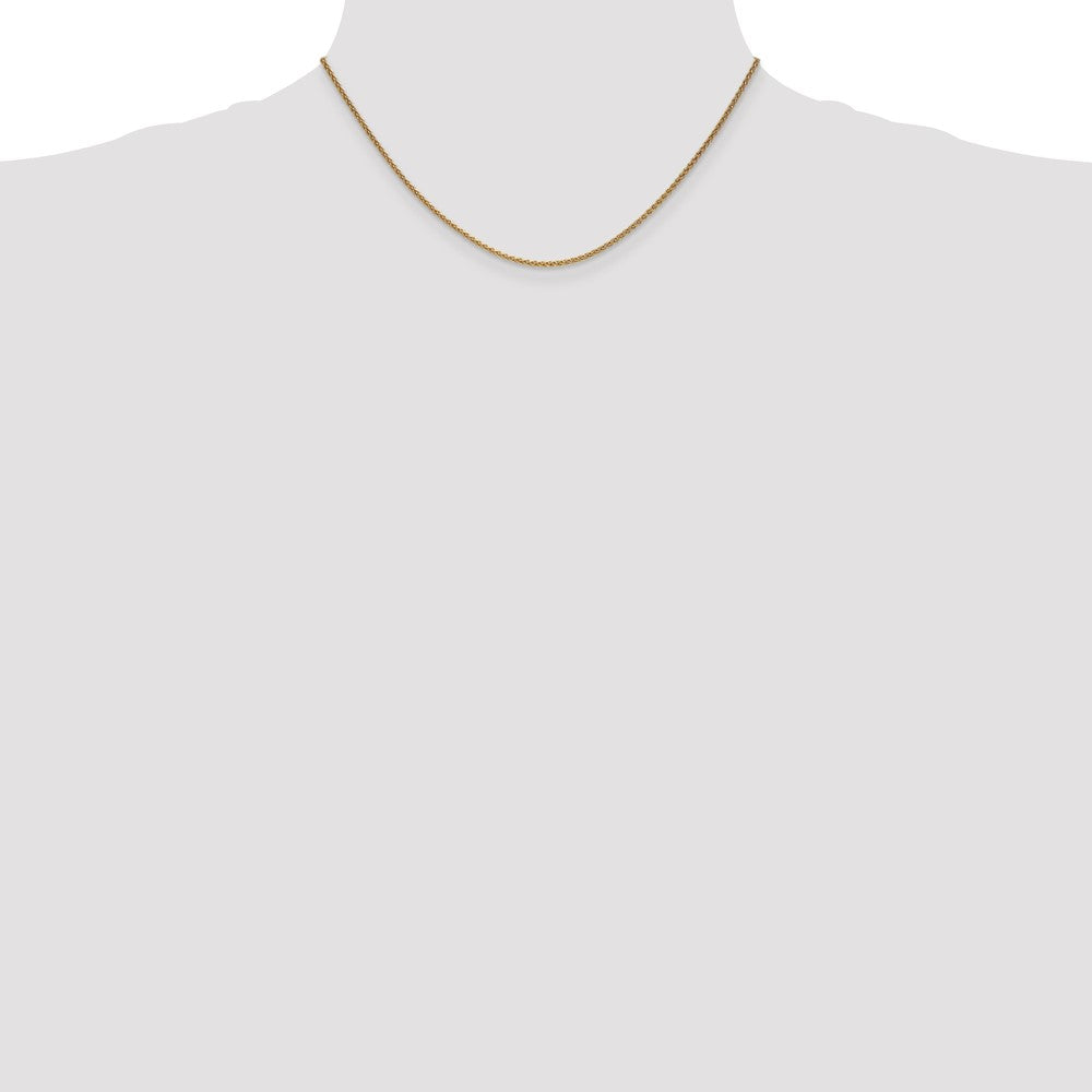14k 1.7mm Spiga Chain