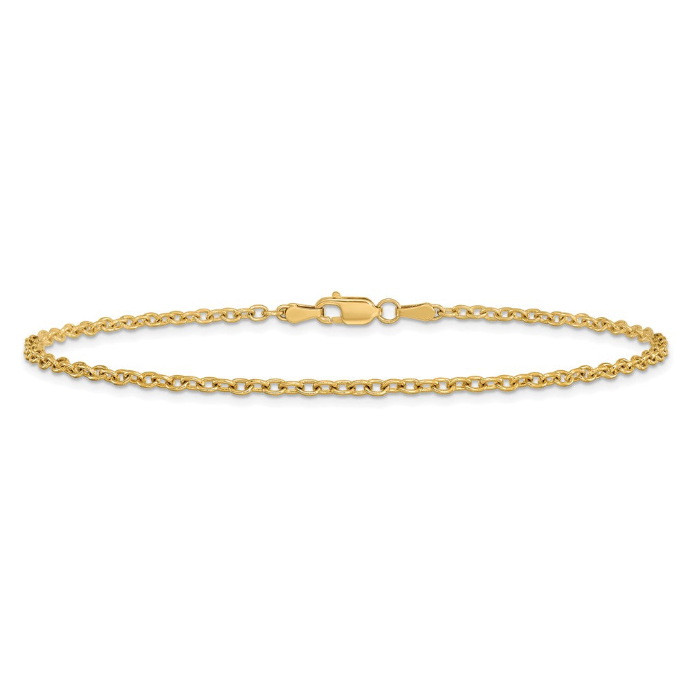 14k 2.2mm Forzantine Cable Chain