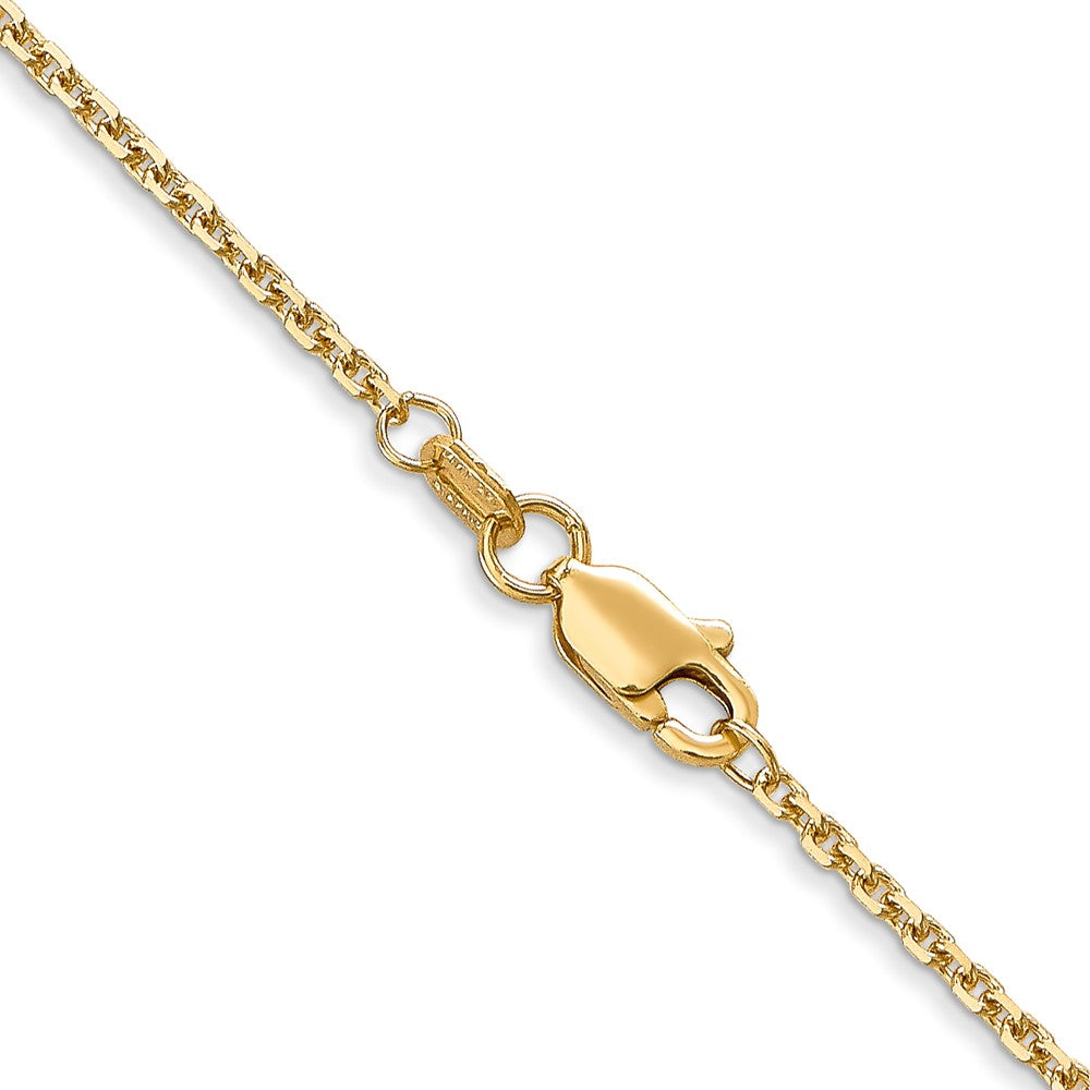 14k 1.45mm D/C Cable Chain