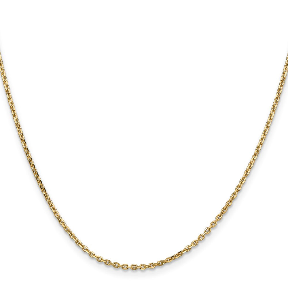14k 1.65mm D/C Cable Chain