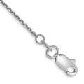 14k White Gold .95mm D/C Cable Chain