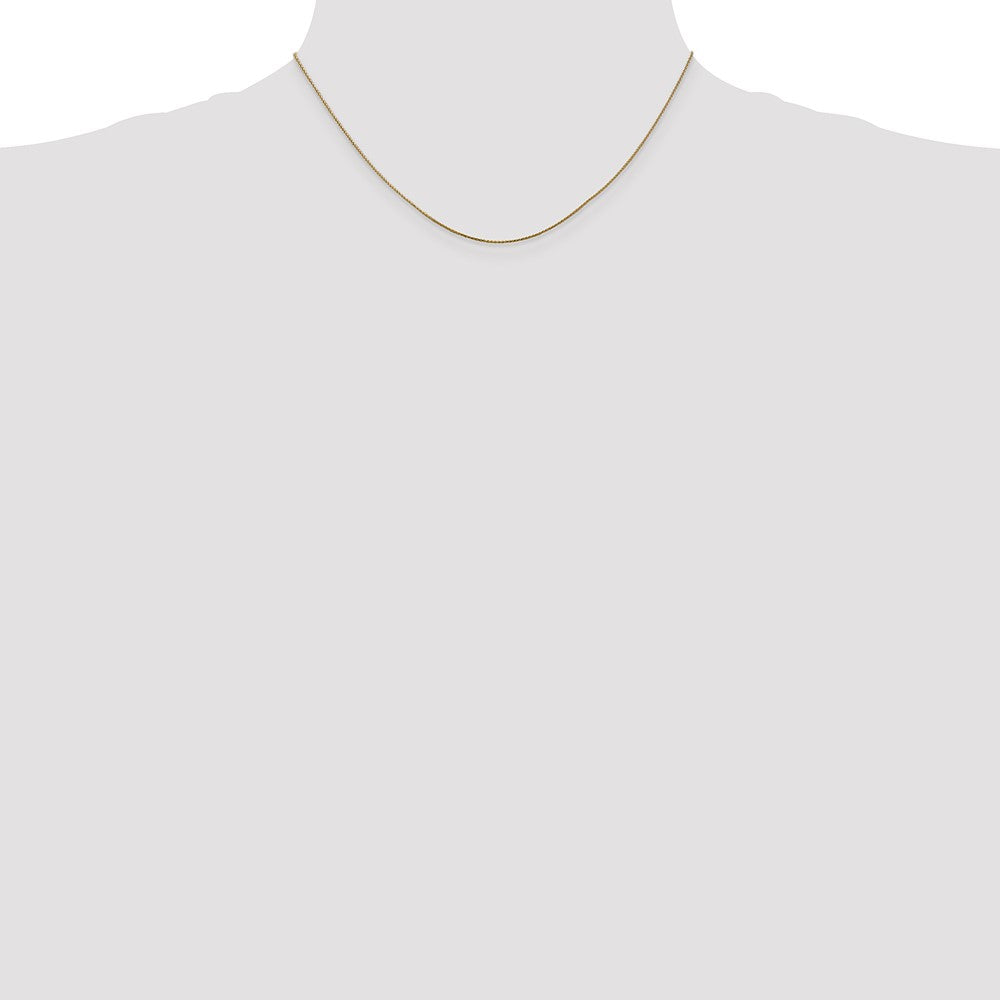 14k .85mm D/C Spiga with Lobster Clasp Chain