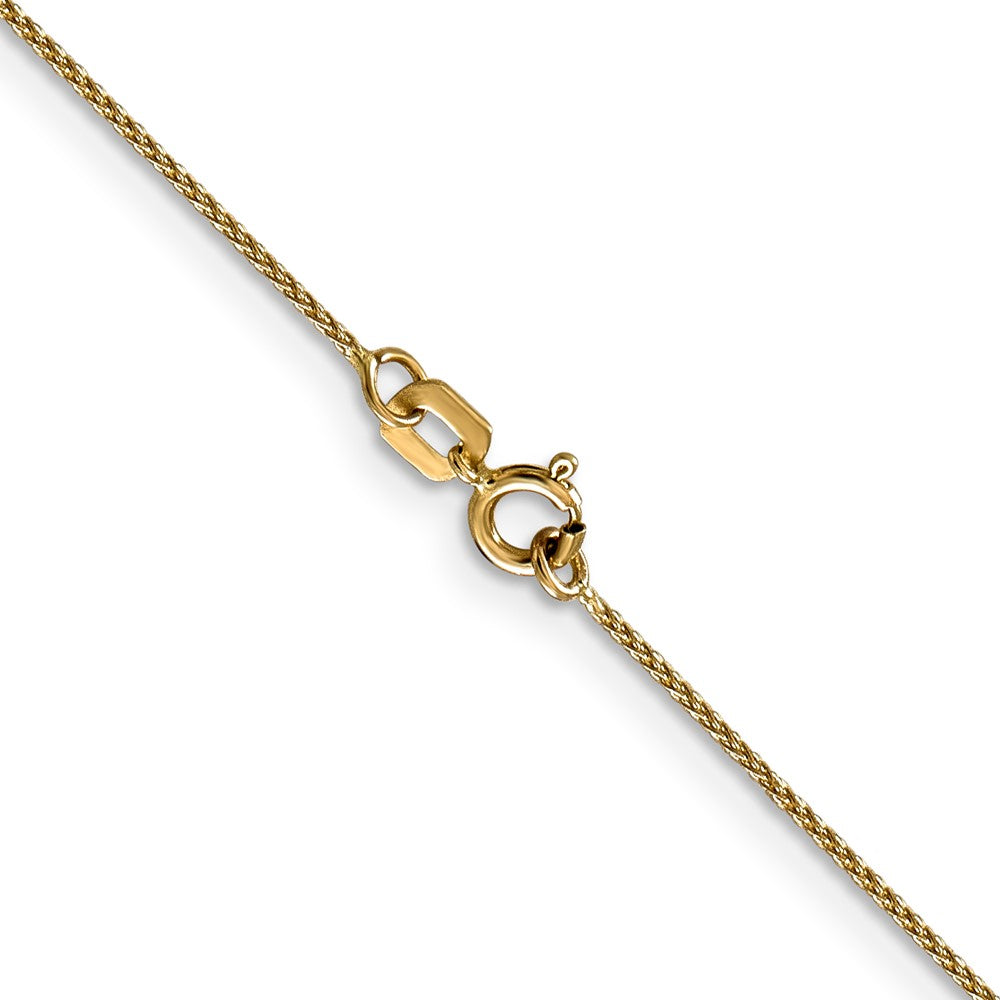 14k .85mm D/C Spiga with Spring Ring Clasp Chain