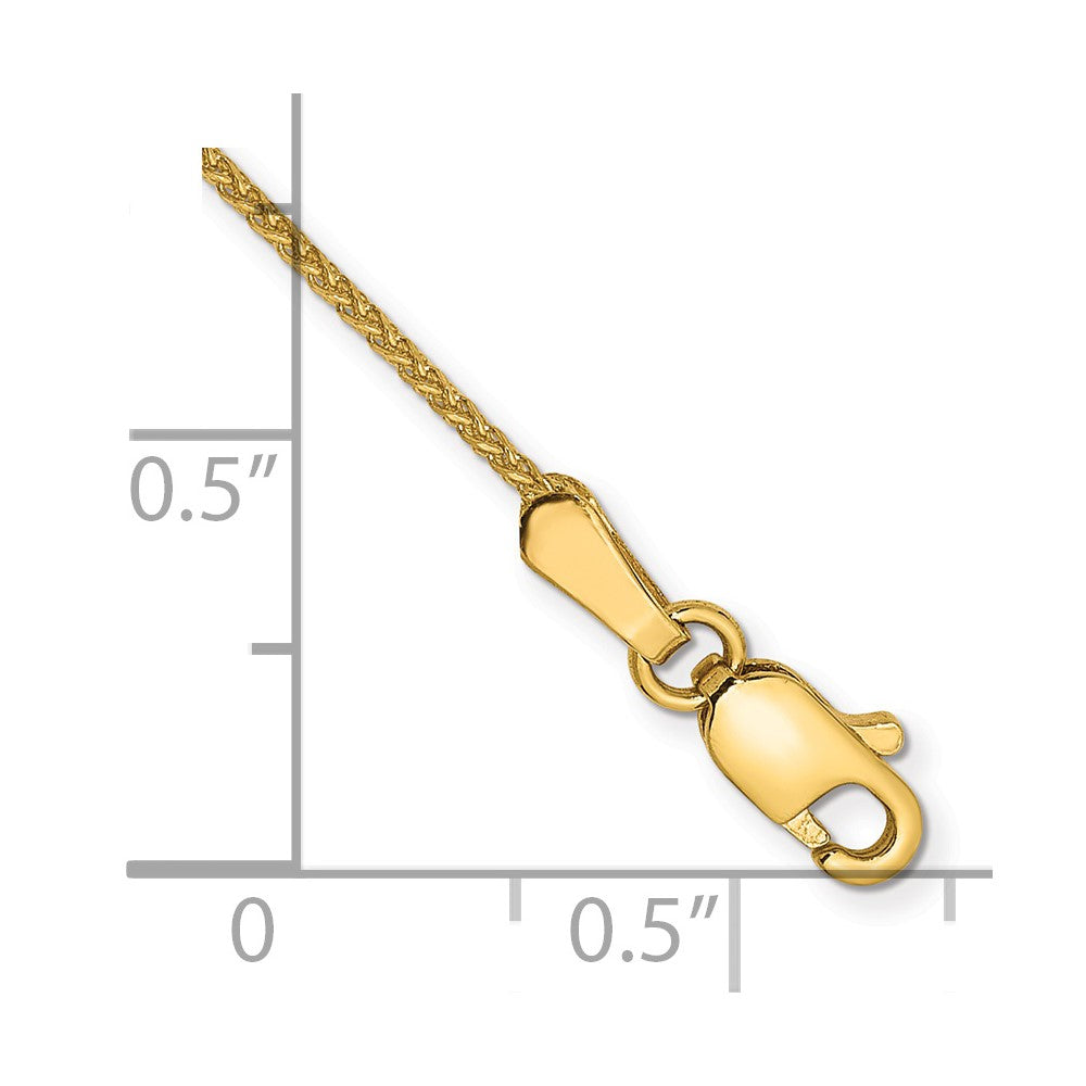 14k 1.05mm D/C Spiga with Lobster Clasp Chain