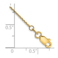 14k .95mm D/C Cable Chain
